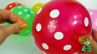Learn Colors for Children! Popping Balloons Video for Babies