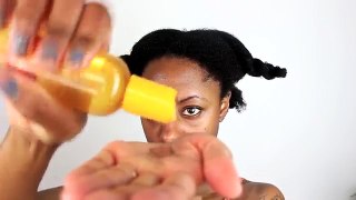 Moisturize dry hair with L.O.C method using Dark and Lovely Au Naturale Moisture L.O.C collection