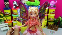 GIANT STELLA Surprise Egg Play Doh - Winx Club Disney Princess Little Kingdom Toy Story MLP Toys