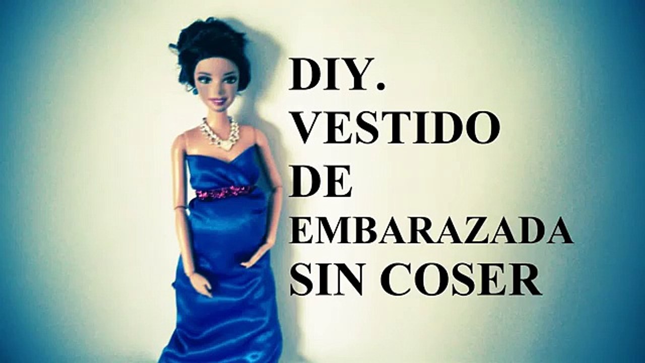 VESTIDO DE EMBARAZADA SIN COSER INCLUYE PANSITA FALSA