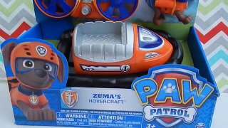 Paw Patrol ZUMA with Hovercraft Toy Unboxing with Pinkie Pie