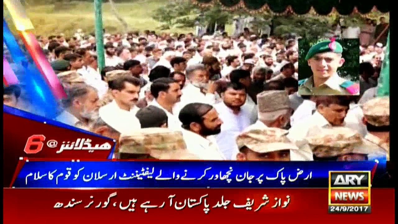 Headlines 1800 24th September 2017