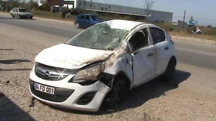 Emniyet Kemerini Arkadan Taktı, Canından Oldu