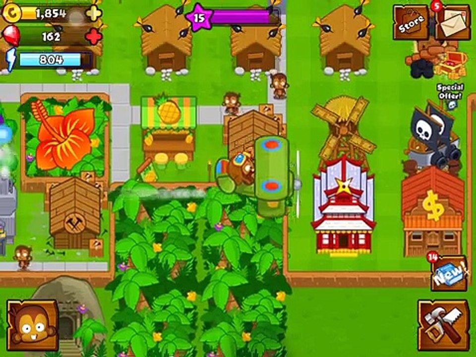 Bloons Monkey City Mobile E14 - Bloonchipper Unlocked