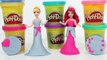 Play Doh Cinderella Playset Princess Ariel Little Mermaid Disney Princess Magiclip Dolls Toys