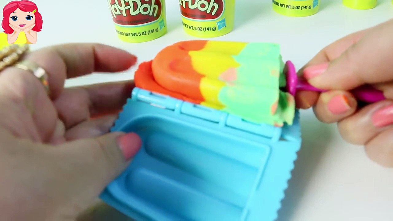Paletas de Plastilina| Play Doh Colorful Popsicles Play Doh en Español