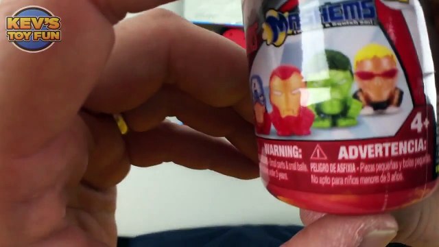 Superheroes Marvel Avengers Assemble Mashems Surprise Toys Captain America Iron Man Hulk Video