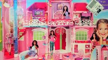 Mi nueva casa de muñecas, un Tour de la mansión de Barbie - Juguetes en español