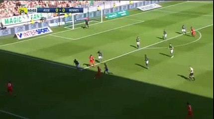 St Etienne 0  -  1  Rennes 24/09/2017 Benjamin Bourigeaud super Goal 41' HD Full Screen .