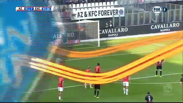 0-1 Luigi Bruins Penalty Goal Holland Eredivisie - 24.09.2017 AZ Alkmaar 0-1 SBV Excelsior