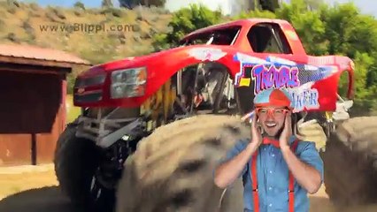 Monster Truck Song - Educational videos for preschoolers - Blippi