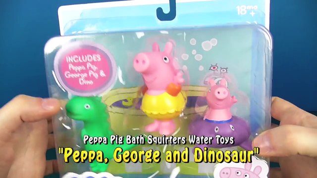 Peppa Pig · Bath Squirters Water Toys · Peppa, George and Dinosaur