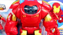 Iron Man Tony Stark Armor Tech Robot Suit with Hulk Playskool Marvel Super Hero Imaginext