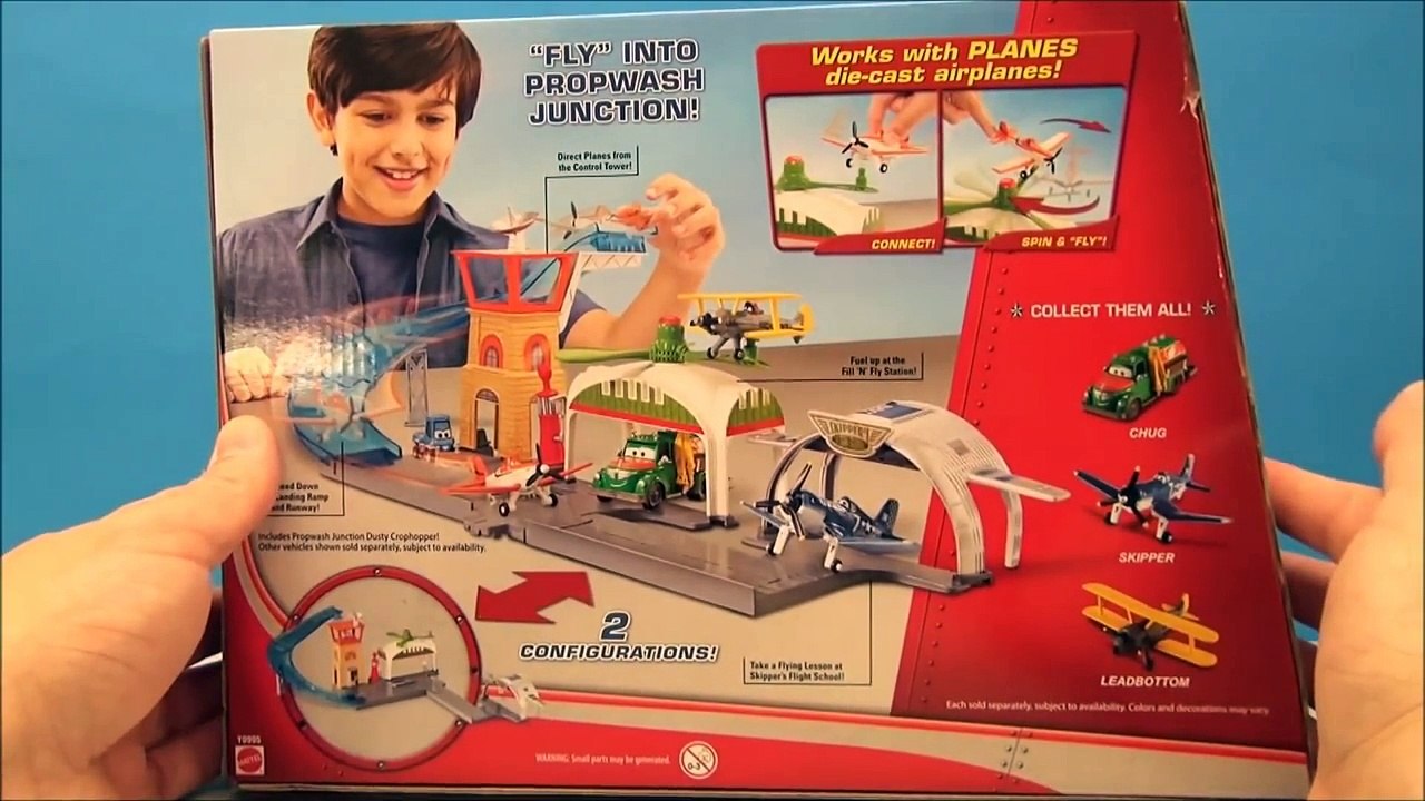 PROPWASH JUNCTION AIRPORT PLAYSET DISNEY PLANES TOY REVIEW