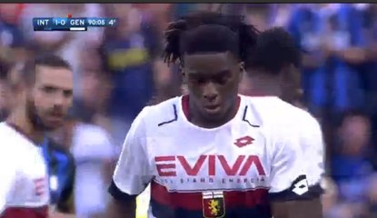 Stephan Omeonga Red Card HD - Inter Milan 1-0 Genoa 24.09.2017