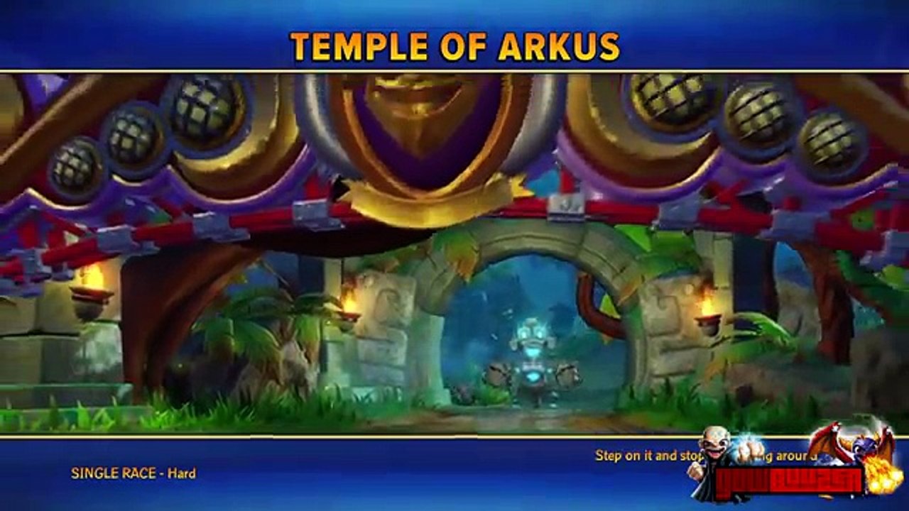 Crash Team Racing recreated on PS4 in Skylanders Imaginators - Crash Bandicoot GAMEPLAY