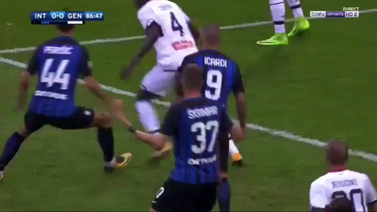 Inter Milan vs Genoa 1-0 D'Ambrosio Goal  24.09.2017 (HD)