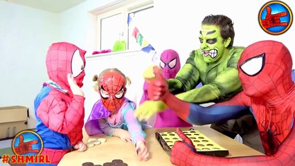 تحدي أوريو أويسوم! الفيلم الاطفال اللعب ث   سبايدرمان، الهيكل و جوكر برينجلز الأسرة فان في الحياة ال