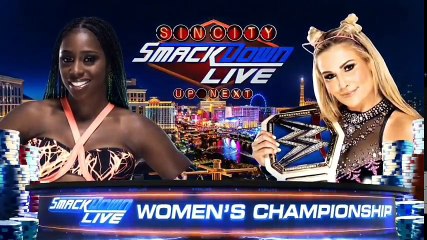 Smackdown Live 09 14 17  Natalya vs Naomi - Smackdown Women's Championship