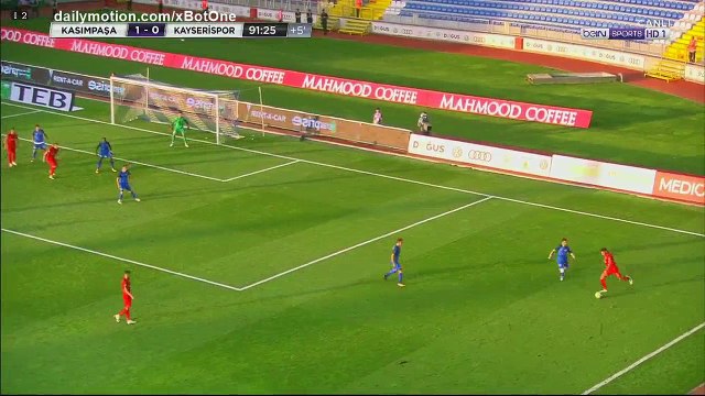 Atila Turan Goal HD - Kasimpasa 1 - 1 Kayserispor - 24.09.2017 (Full Replay)