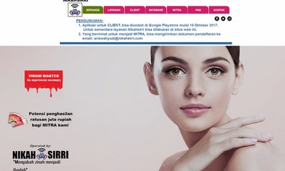 Kemenkominfo Tutup Situs Nikahsirri.com