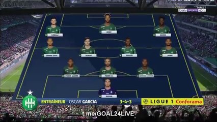 Saint-Etienne 2-2 Rennes - Les Buts et Résumé - 24.09.2017
