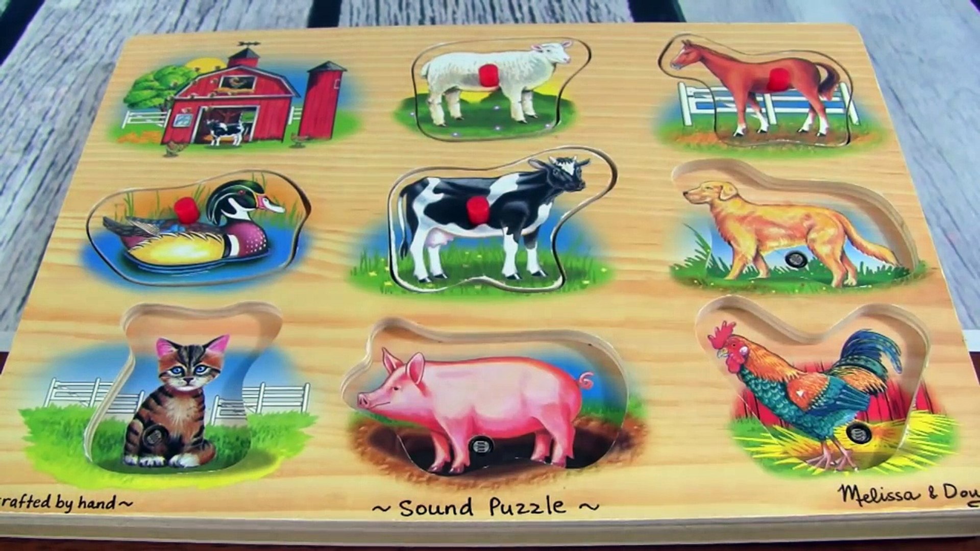 melissa and doug sound puzzle farm