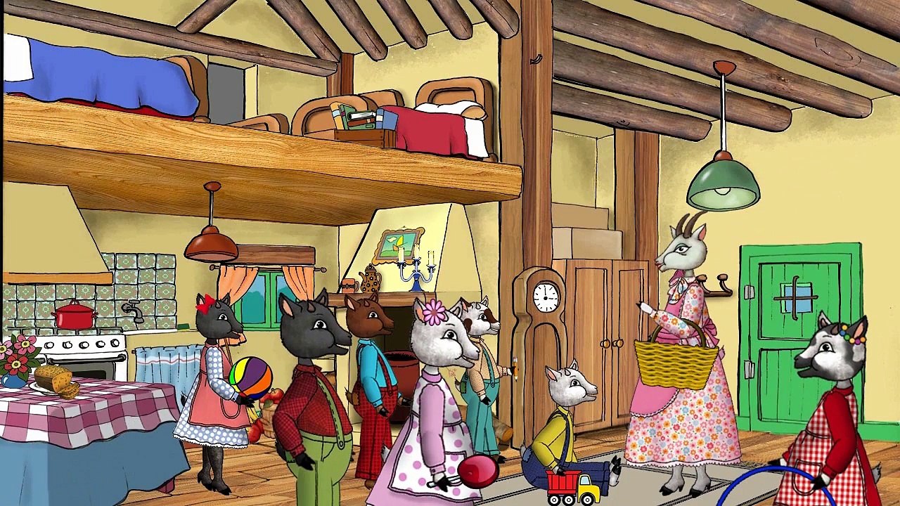 Los Siete Cabritillos y El Lobo Feroz