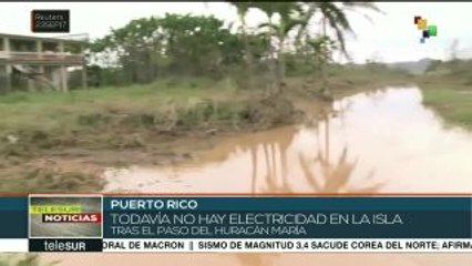 "María" afectó electricidad y telecomunicaciones en Puerto Rico
