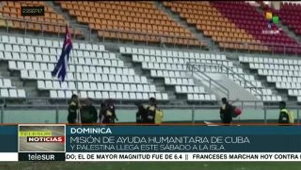 Llega a Dominica misión de ayuda humanitaria de Cuba