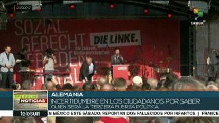 Alemania: Merkel llama a la población a salir a votar este domingo