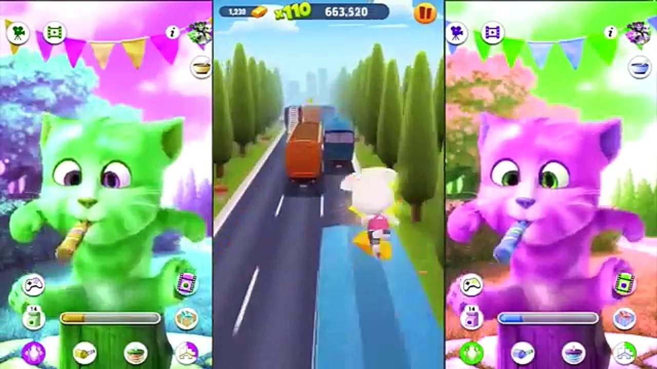 ✿ГОВОРЯЩИЙ Котик Том и ТОМ ЗА ЗОЛОТОМ СМЕШНЫЕ эффекты - Мультфильм Игра Новые мультики для детей