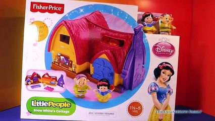 SNOW WHITE Disney Princess Little People Snow White Cottage Fisher Price Disney Video