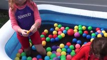 GROSS Gelli Baff Toy Challenge - Giant Slime Pool - Shopkins Splashlings Barbie Joker Toys In Action