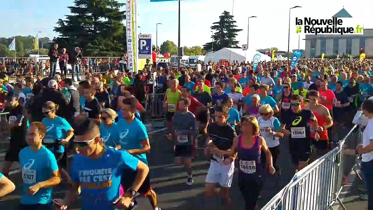 VIDEO. Tours : ambiance au départ du marathon et des 10/20 km de Tours