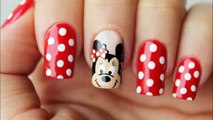 Minnie mouse nail art / Decoracion de uñas minnie mouse