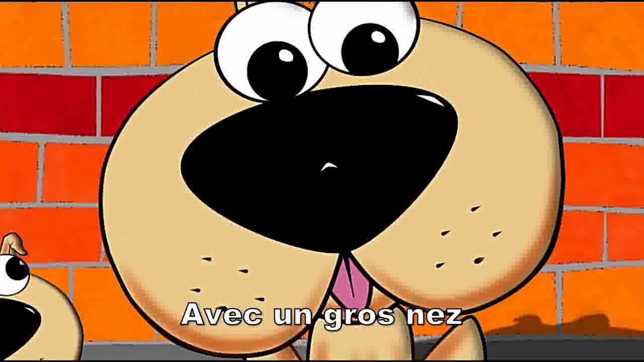 Avec un gros nez --- Chansons enfantines