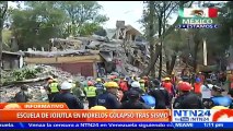 Pobladores de Jojutla, en el estado mexicano de Morelos, esperan recuperar escuelas y templos religiosos destruidos por el sismo