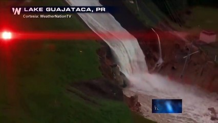 Alerta máxima ante posible colapso de represa en Puerto Rico