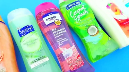 Body Wash Slime Test with Dove, Suave, Olay, Dial, Equate, Softsoap