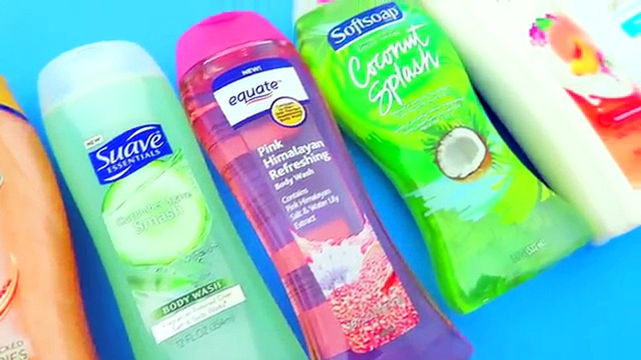 Body Wash Slime Test with Dove, Suave, Olay, Dial, Equate, Softsoap