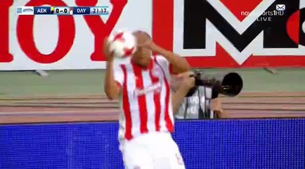 Marko Marin  Goal HD - AEK Athens FC	0-1	Olympiakos Piraeus 24.09.2017