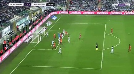 Sofiane Feghouli Goal HD - Bursaspor	1-1	Galatasaray 24.09.2017