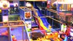 Indoor Playground Family Fun for Kids Part 3 with Spelling | Ball Pits, Inflatables, Slides, Games