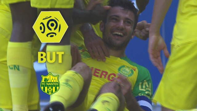 But Léo DUBOIS (24ème) / RC Strasbourg Alsace - FC Nantes - (1-2) - (RCSA-FCN) / 2017-18