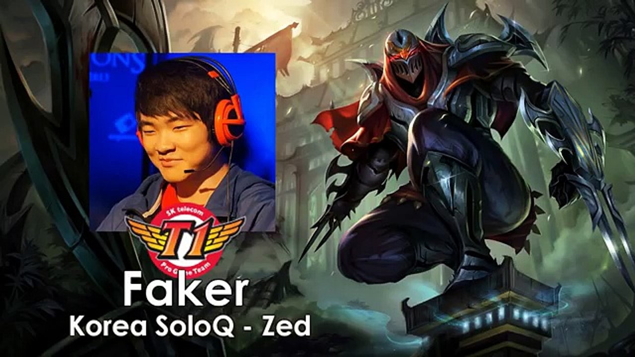 Faker Zed - Korea SoloQ