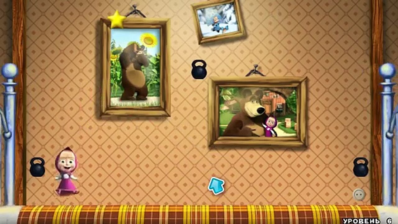 Маша и Медведь Активные игры! Кормим Машу 2! Новая игра для детей! Новая серия!