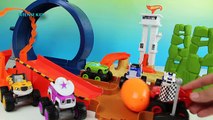 Blaze and the Monster Machines Surprise Eggs Learn Color, Shapes and Numbers