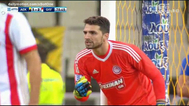 Lazaros Christodoulopoulos second Goal HD - AEK Athens FC 2 - 2 Olympiakos Piraeus - 24.09.2017 (Full Replay)