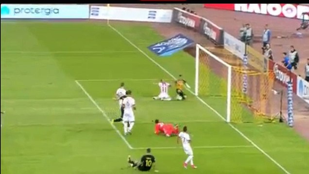 Petros Mantalos Goal HD - AEK Athens FC 3-2 Olympiakos Piraeus 24.09.2017